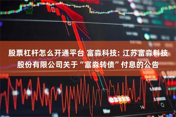 股票杠杆怎么开通平台 富淼科技: 江苏富淼科技股份有限公司关于“富淼转债”付息的公告